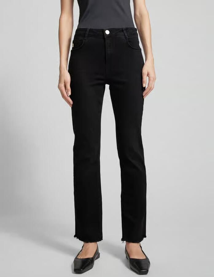 Goldgarn Kick flare fit jeans met franjes model 'LINDENHOF' - Foto 2