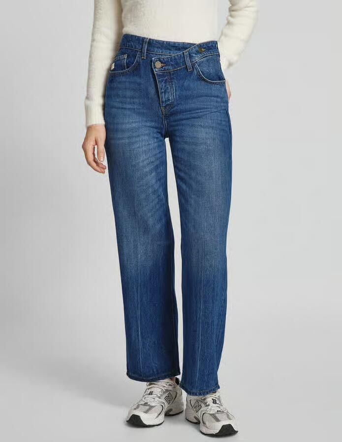 Goldgarn Straight fit jeans met asymmetrische sluiting model 'C7' - Foto 2