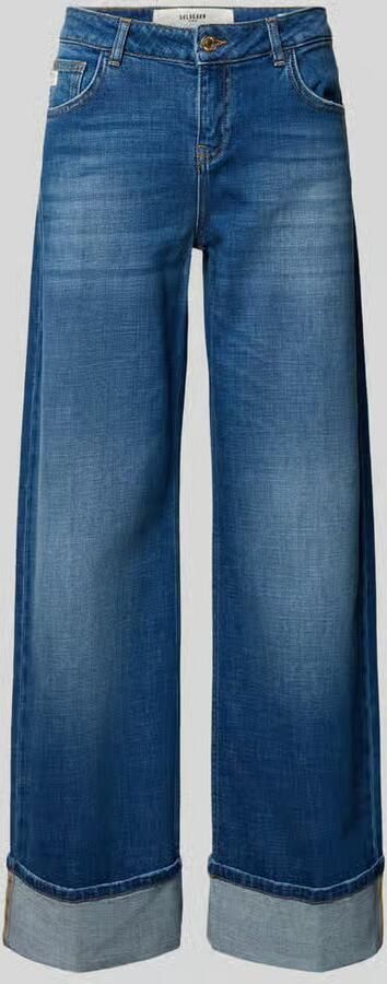 Goldgarn Wide leg jeans met omslag model 'P8' - Foto 2