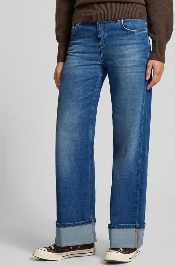 Goldgarn Wide leg jeans met omslag model 'P8' - Foto 2