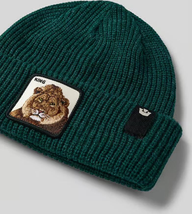 GOORIN BROS. Beanie met motiefpatch model 'THE KING BEANIE'