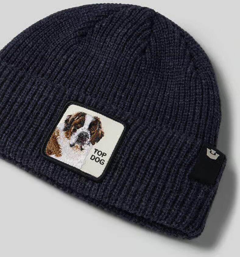 GOORIN BROS. Beanie met motiefpatch model 'THE TOP BEANI'