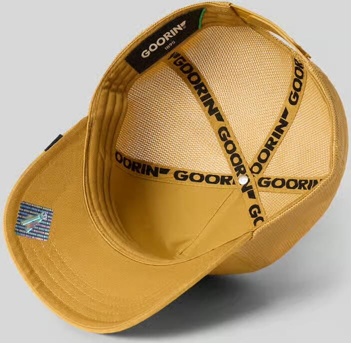 GOORIN BROS. Trucker cap met patch met motief model 'Golden Goat'