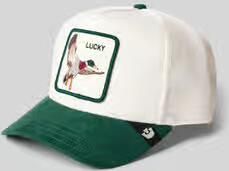 GOORIN BROS. trucker cap met patch met motief model 'Suede Duck'