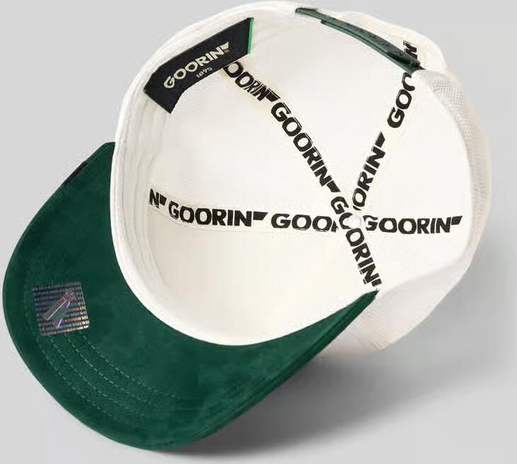 GOORIN BROS. trucker cap met patch met motief model 'Suede Duck'