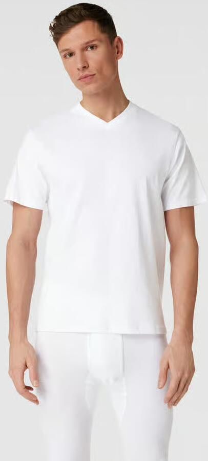 GÖTZBURG 1889 T-shirt met V-hals in een set van 2 stuks model 'PURE COTTON' - Foto 2