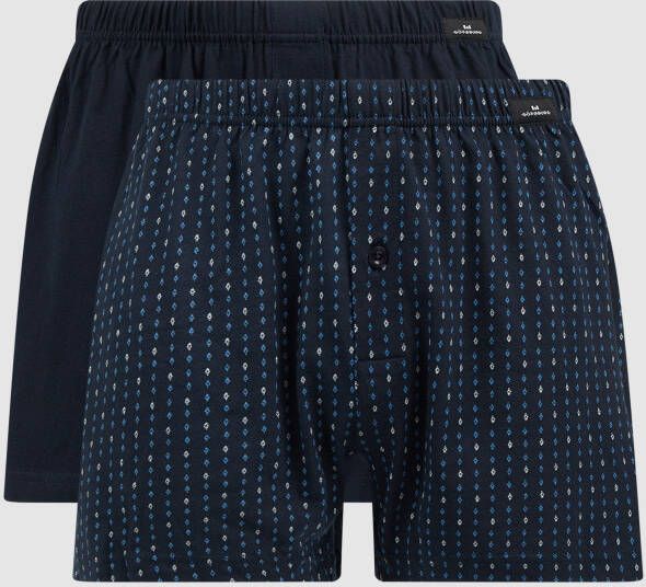Götzburg Wäsche Boxershorts van jersey in een set van 2 stuks