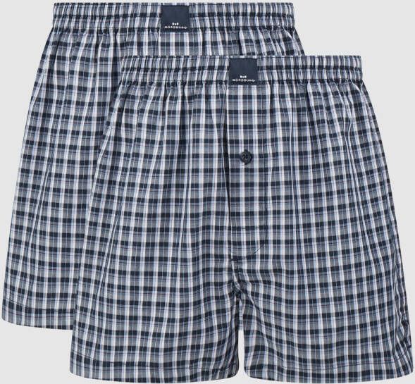 Götzburg Wäsche Boxershorts van katoen per 2 verpakt