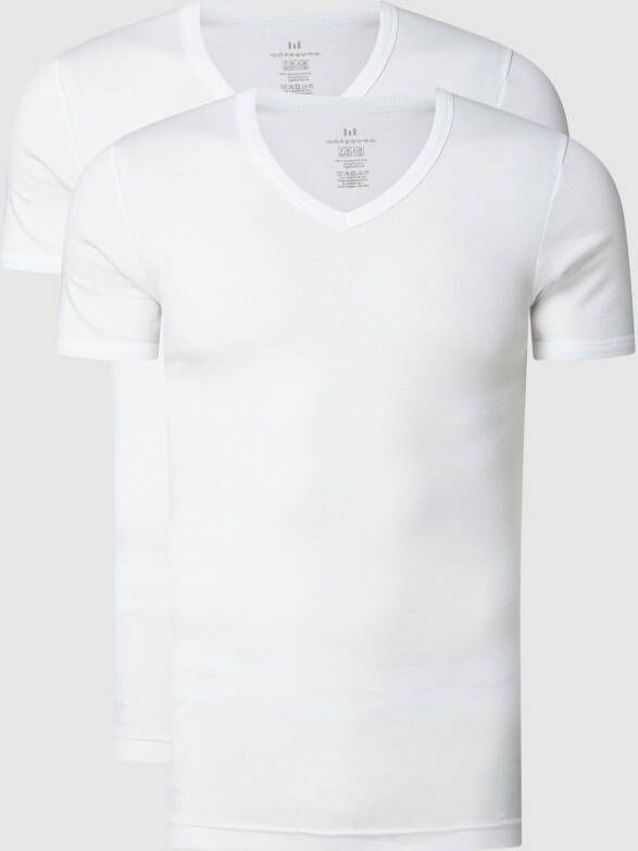 Götzburg Wäsche T-shirt van katoen in een set van 2