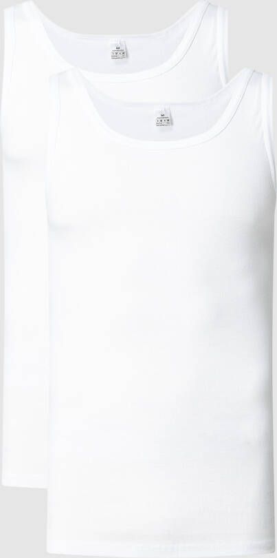 Götzburg Wäsche Tanktop van katoen in een set van 2