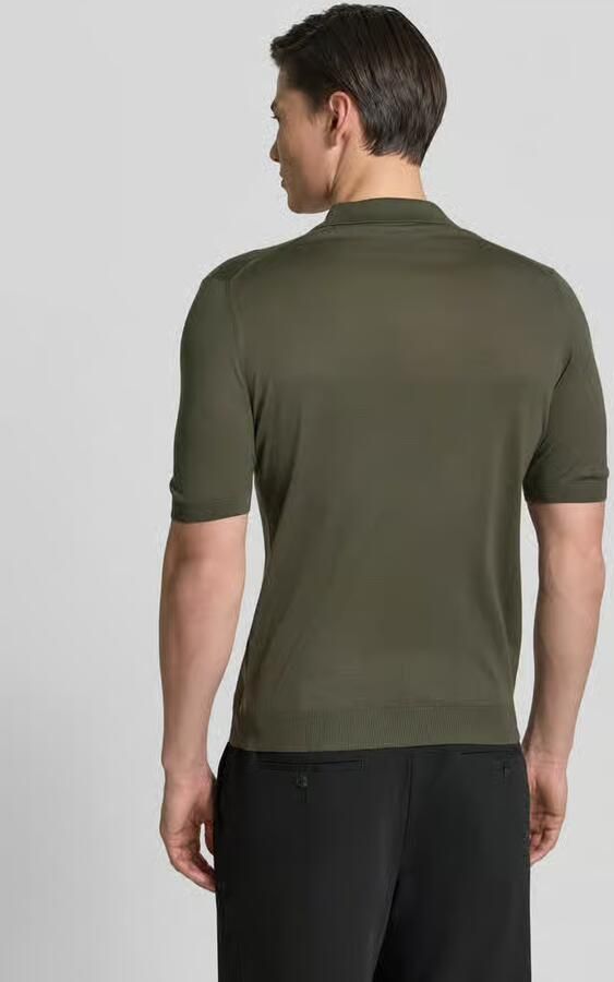 Gran Sasso slim fit poloshirt van pure zijde - Foto 3