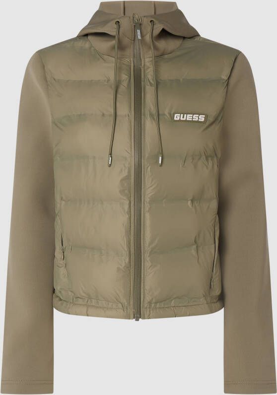 Guess Activewear Gewatteerd jack met contrasterende mouwen model 'Dahlia'