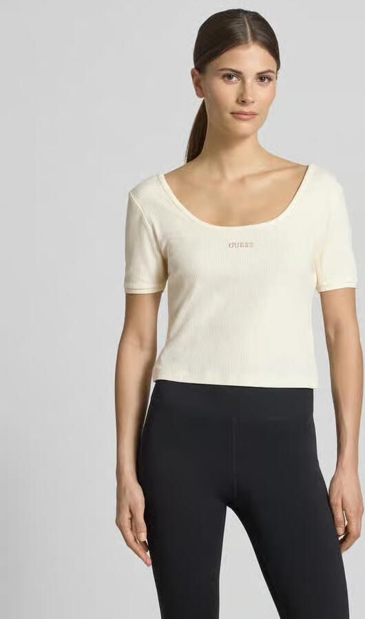 GUESS Activewear Kort T-shirt van lyocellmix model 'Circe' - Foto 2
