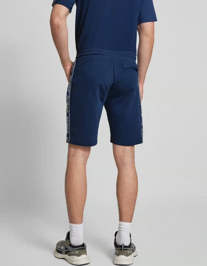 GUESS Activewear Korte broek met elastische band en tunnelkoord