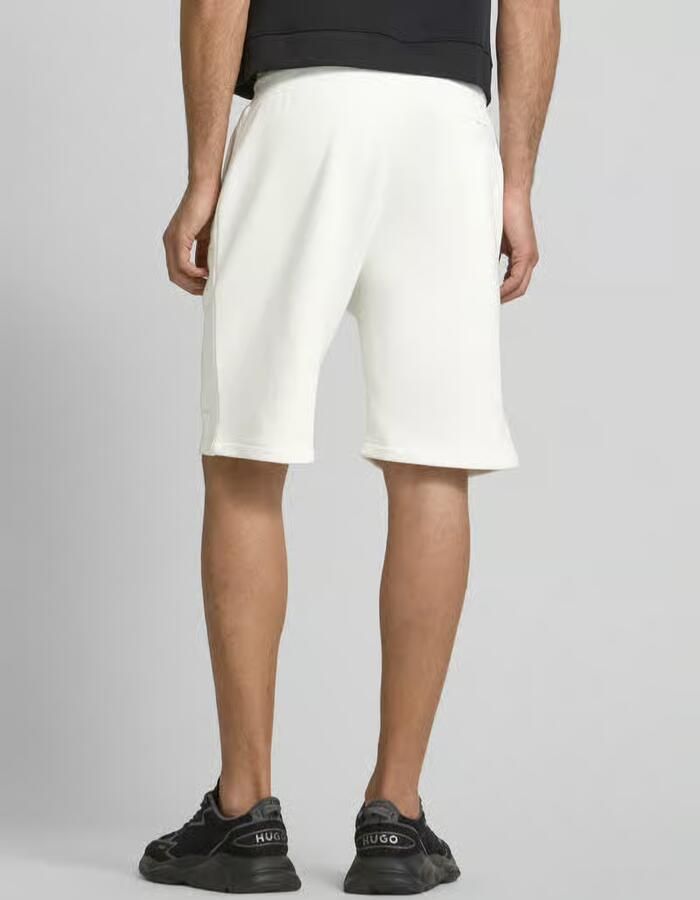 GUESS Activewear Korte broek met elastische band en tunnelkoord model 'ALDWIN'