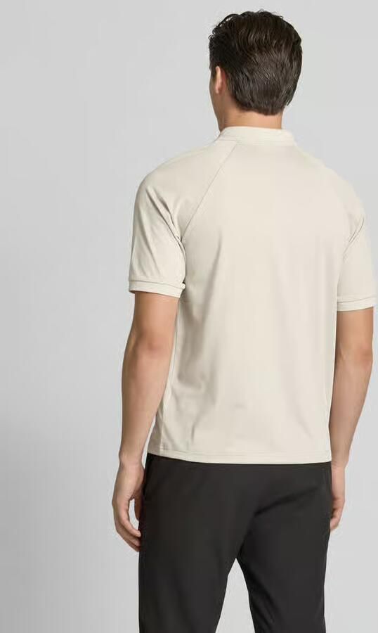 GUESS Activewear Regular fit poloshirt met ritssluiting model 'JAISS'