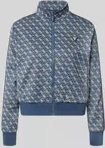 GUESS Activewear Regular fit sweatjack met all-over logoprint