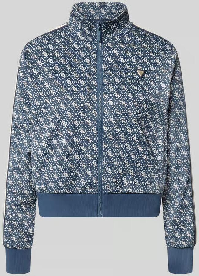 GUESS Activewear Regular fit sweatjack met all-over logoprint - Foto 2