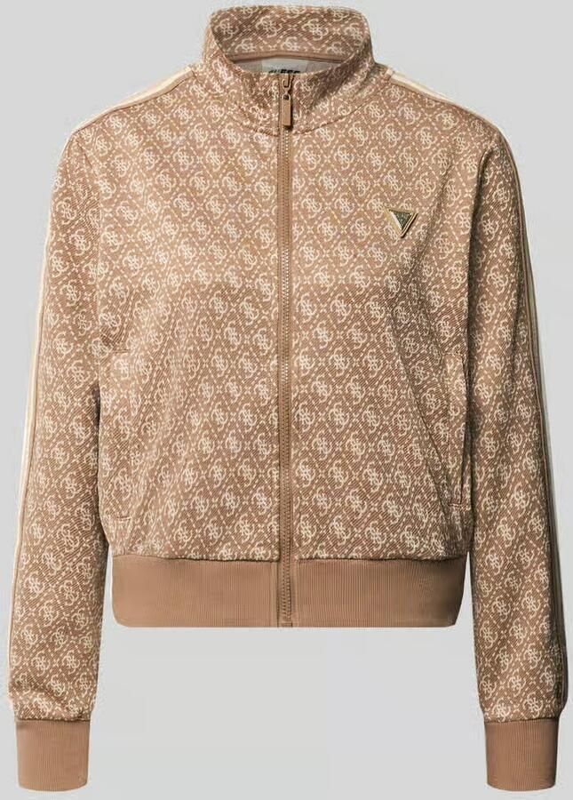 GUESS Activewear Regular fit sweatjack met all-over logoprint - Foto 2