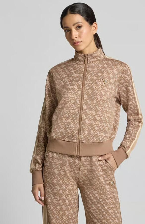 GUESS Activewear Regular fit sweatjack met all-over logoprint - Foto 3
