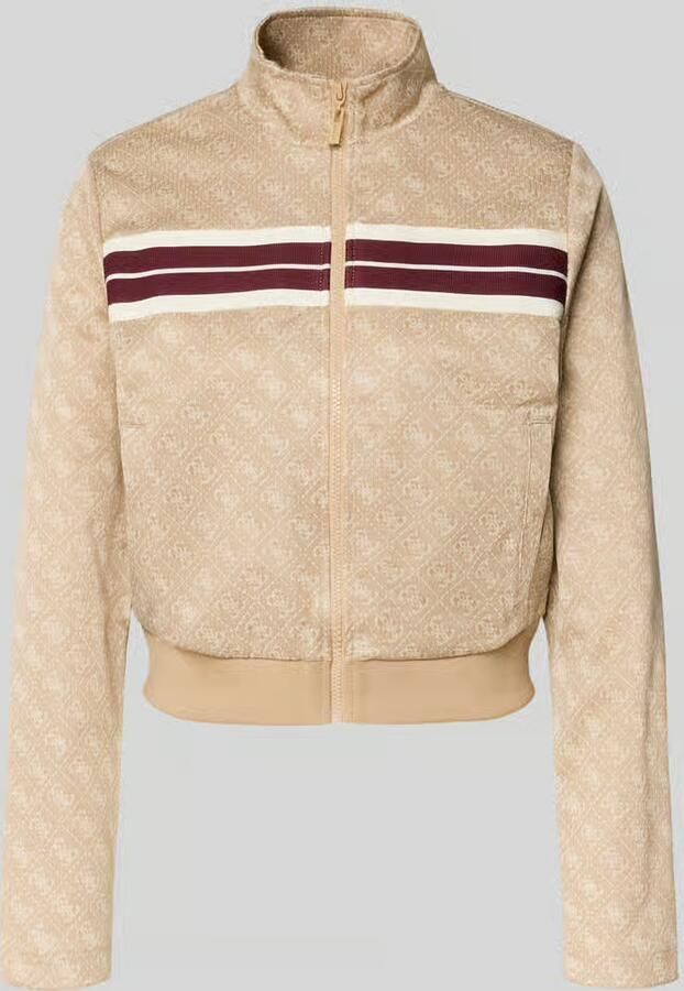 GUESS Activewear regular fit sweatjack met all-over logoprint model 'Jacquard' - Foto 2