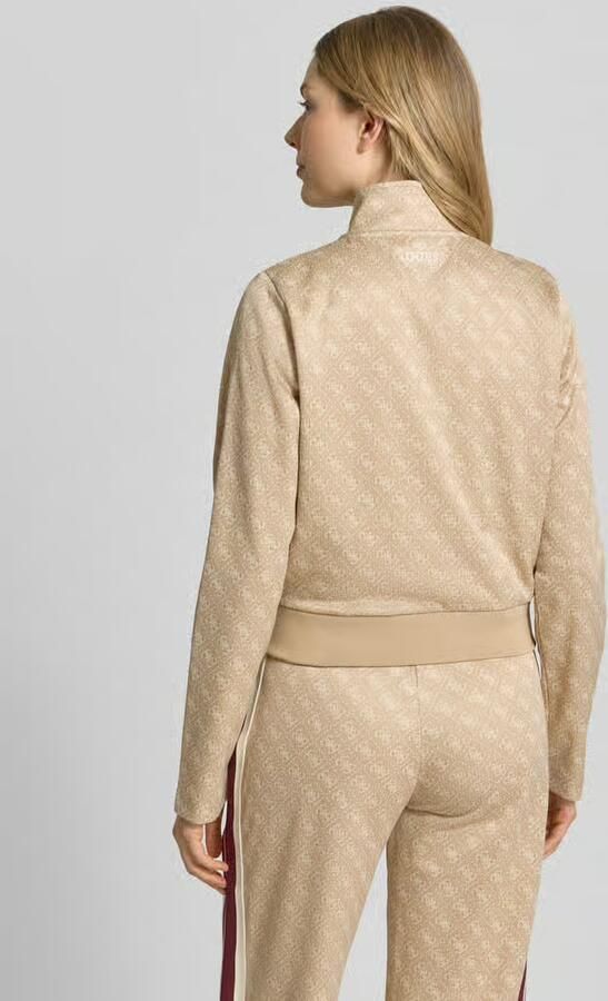 GUESS Activewear regular fit sweatjack met all-over logoprint model 'Jacquard' - Foto 2