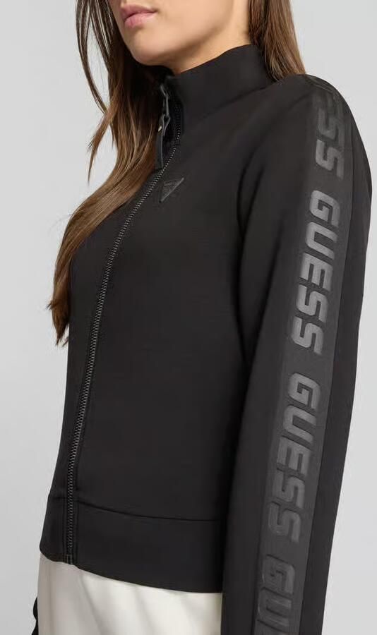 Guess Activewear Sweatjack met labelapplicatie model 'NEW ALLIE' - Foto 5
