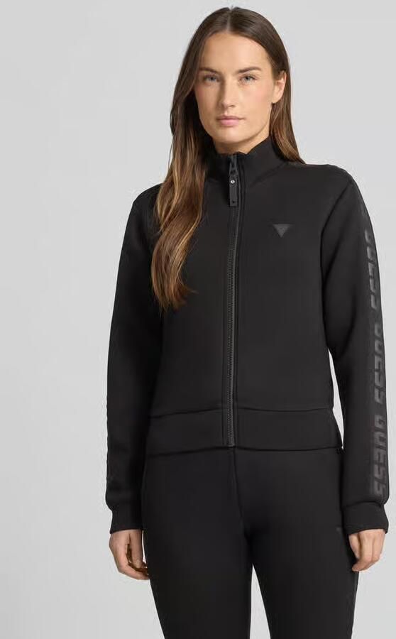 GUESS Activewear Sweatjack met labelapplicatie model 'NEW ALLIE' - Foto 7