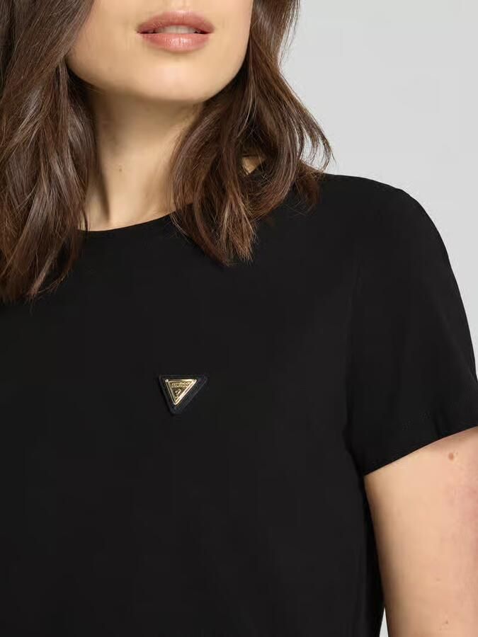 GUESS Activewear regular fit T-shirt met logo-applicatie model 'Colette'