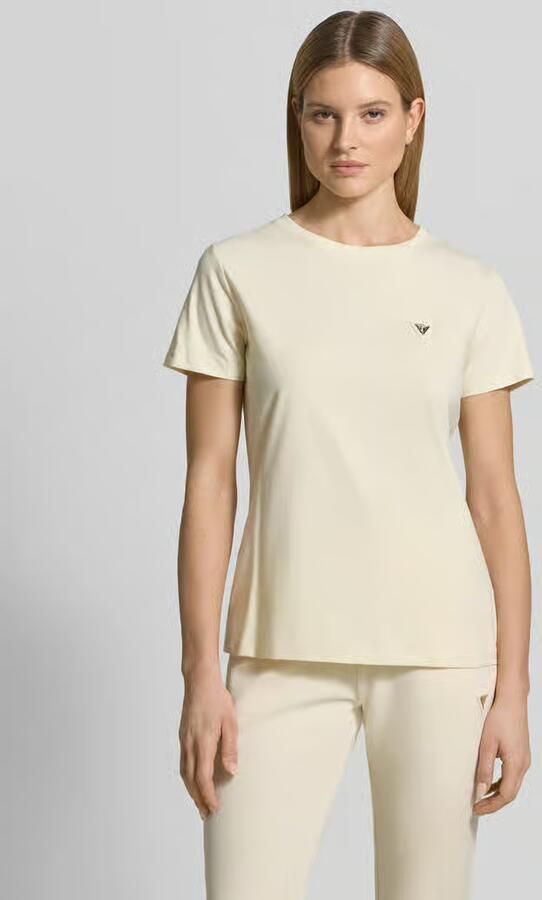 GUESS Activewear regular fit T-shirt met logo-applicatie model 'Colette' - Foto 3