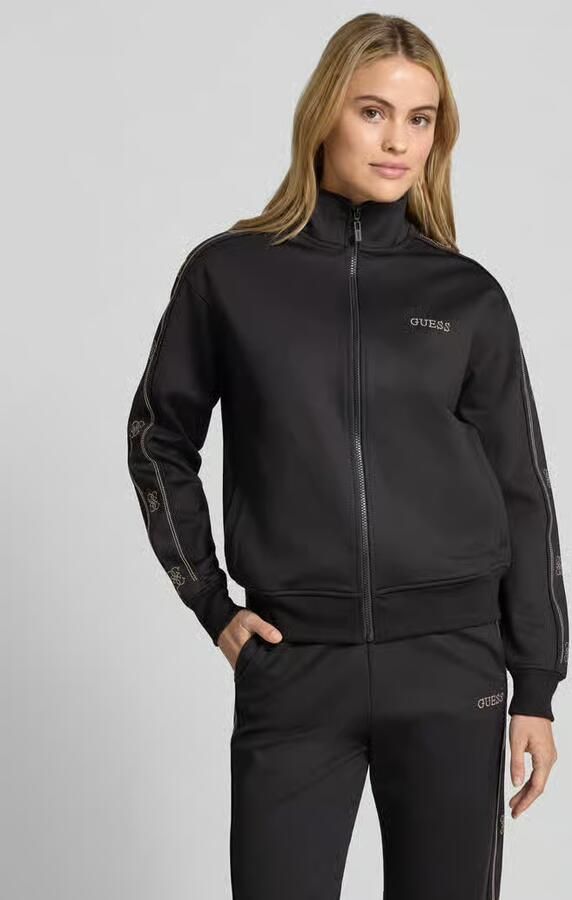 GUESS Activewear Relaxed fit sweatjack van elastische viscosemix - Foto 2