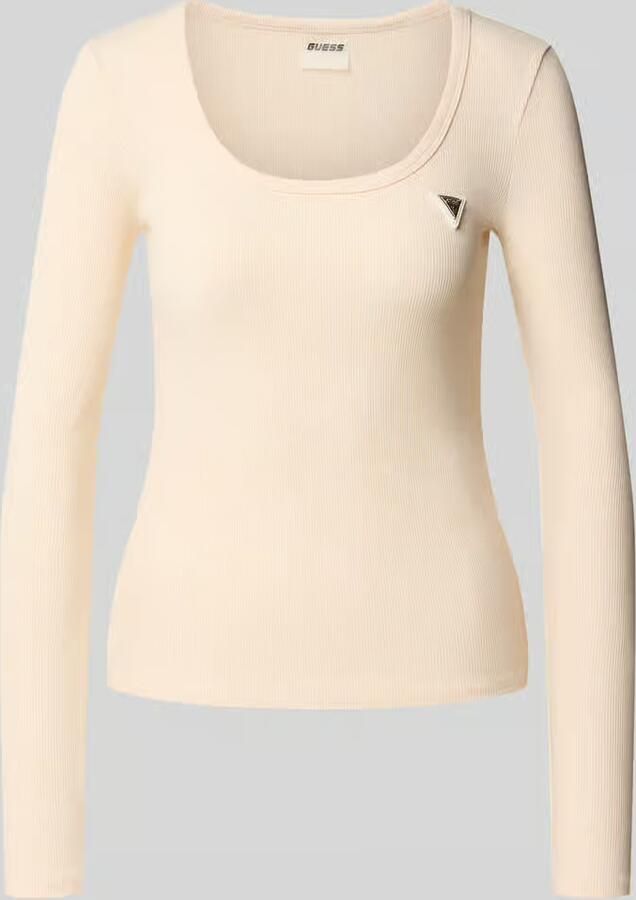 Guess Activewear Shirt met lange mouwen met labeldetail model 'COLETTE'