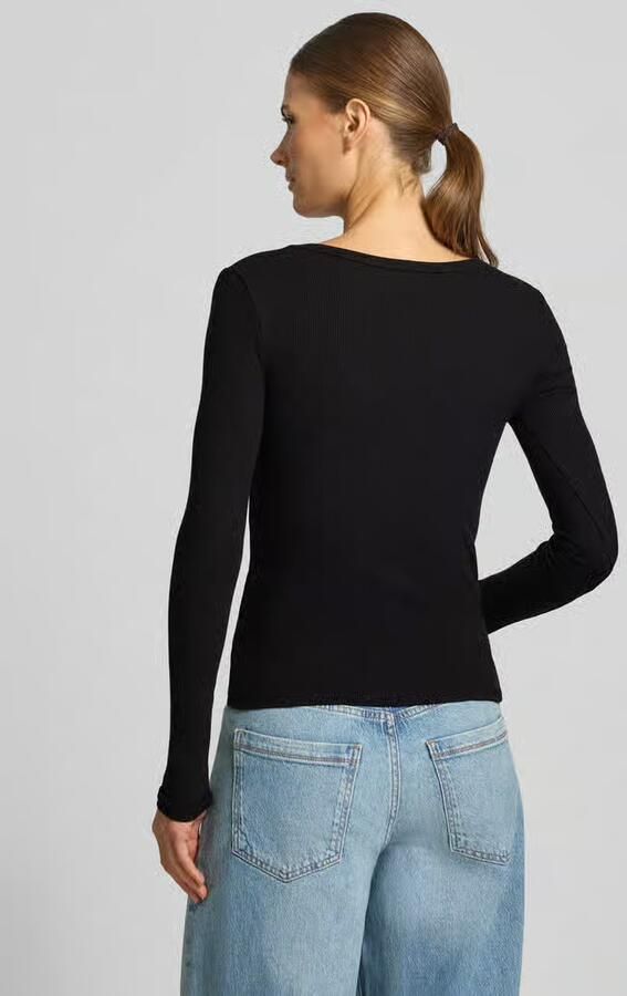 Guess Activewear Shirt met lange mouwen met labeldetail model 'COLETTE' - Foto 3