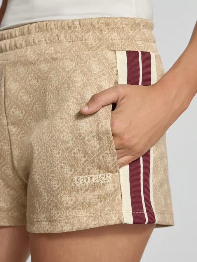 GUESS Activewear Short met all-over logoprint model 'Jacquard'
