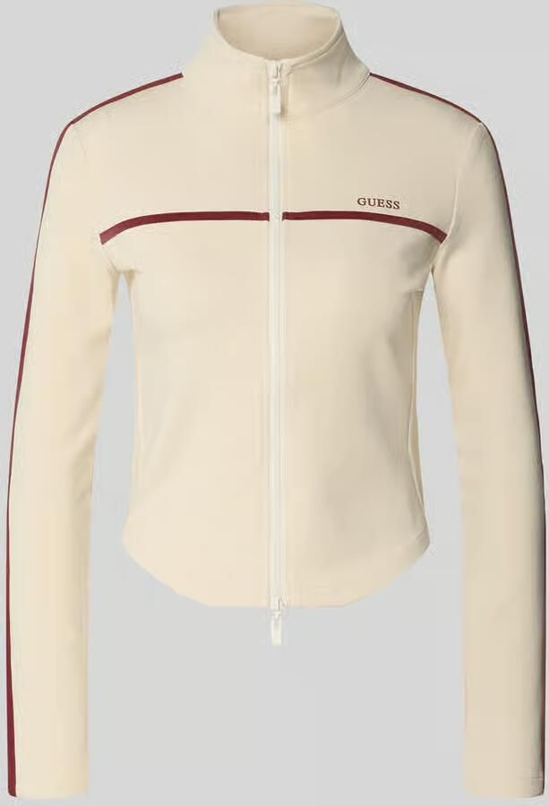 GUESS Activewear slim fit sweatjack met opstaande kraag model 'Jasmine' - Foto 2