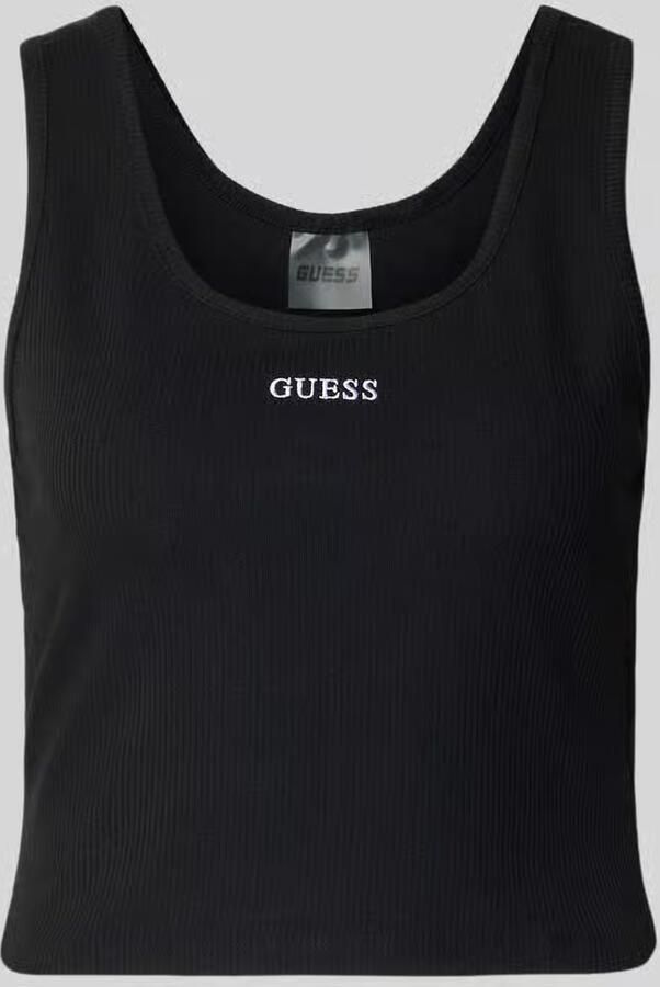 GUESS Activewear slim fit top met logostitching model 'Circe' - Foto 2