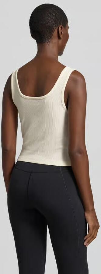 GUESS Activewear slim fit top met logostitching model 'Circe' - Foto 3