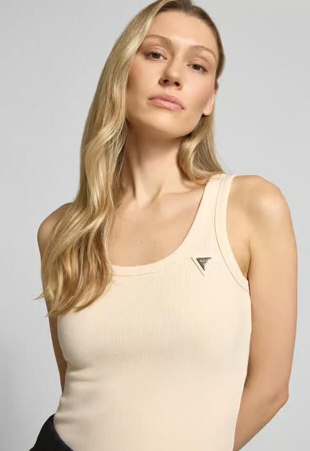 Guess Activewear Tanktop van viscose met labeldetail model 'COLETTE'