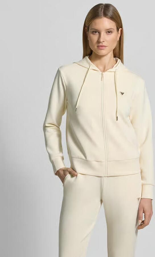 GUESS Activewear Sweatjack met labelapplicatie model 'OLYMPE' - Foto 3