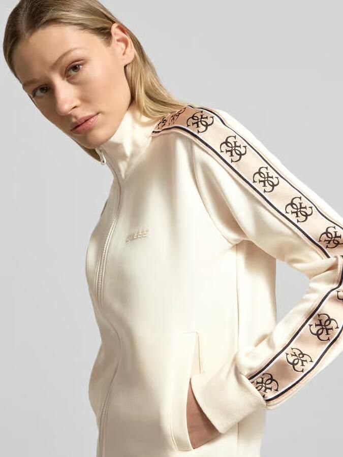 GUESS Activewear Sweatjack met opstaande kraag en steekzakken Model 'BRITNEY'