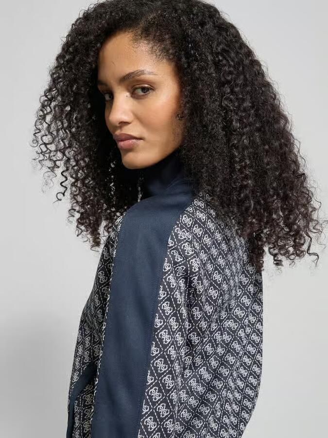 Guess Activewear Sweatjack met opstaande kraag model 'MAYA' - Foto 2