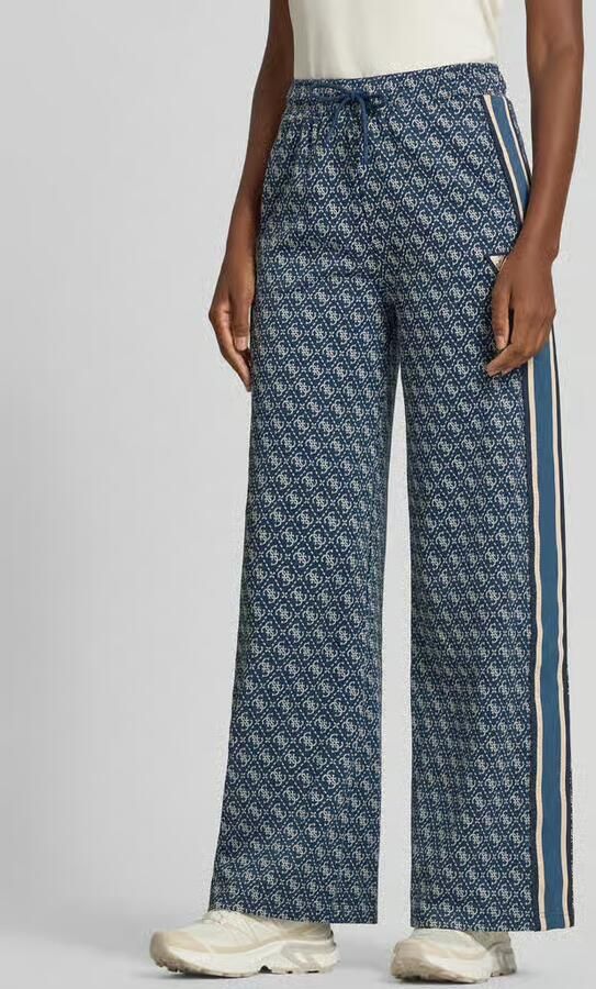 GUESS Activewear sweatpants met logomotief in all-over look - Foto 3