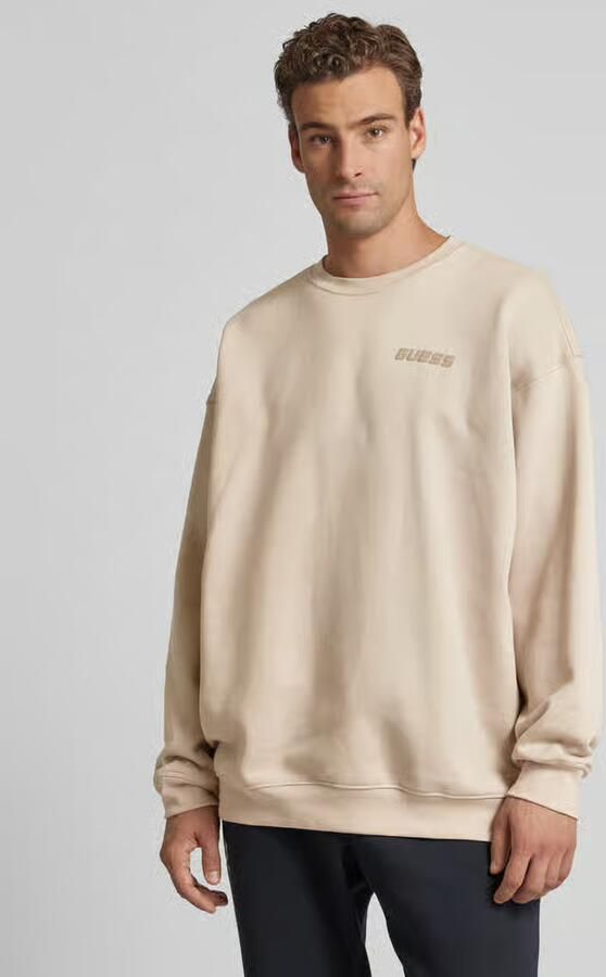 GUESS Activewear Sweatshirt met labelprint model 'EMIS' - Foto 4