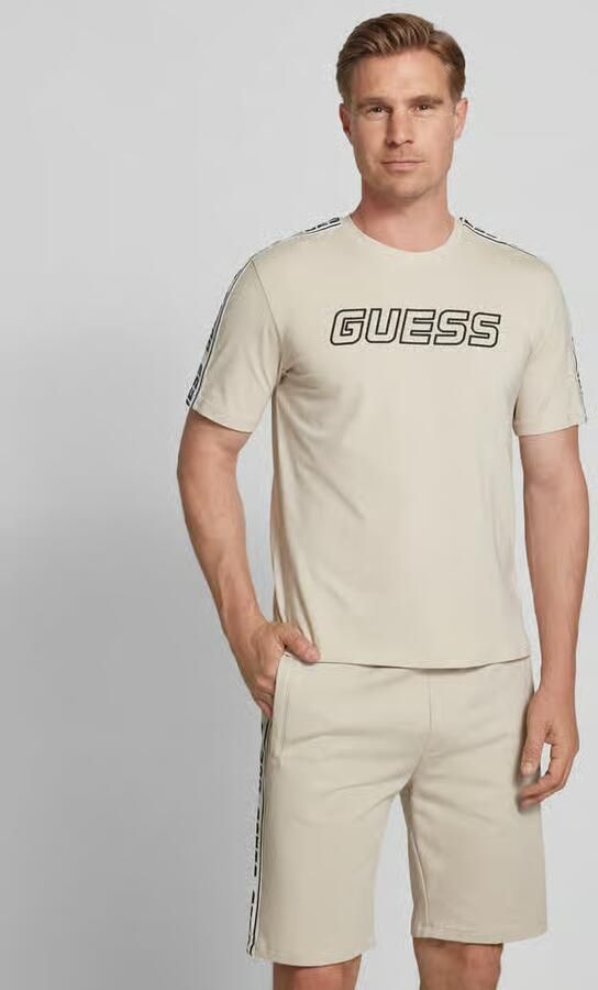 GUESS Activewear T-shirt met labeldetail - Foto 2