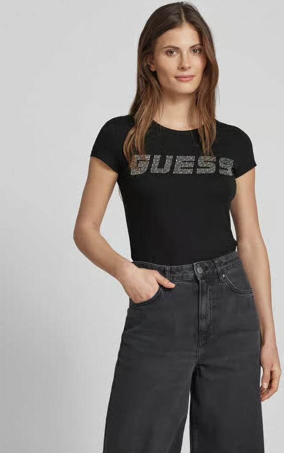 Guess Activewear T-shirt met labeldetail model 'KIARA' - Foto 2
