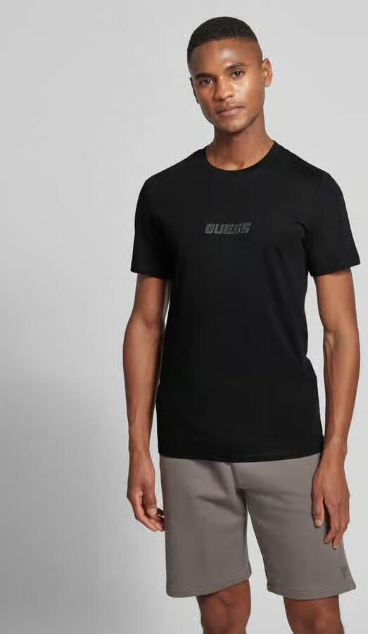 Guess Activewear T-shirt met labelprint - Foto 2