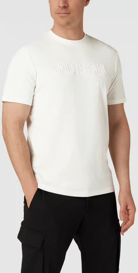 GUESS Activewear T-shirt met labelprint model 'ALPHY' - Foto 7