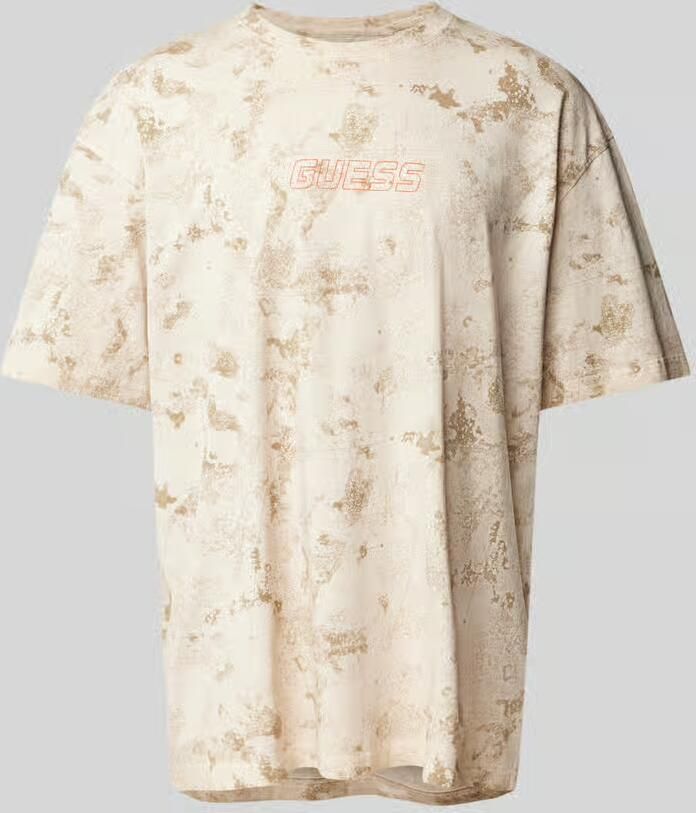 Guess Activewear T-shirt met labelprint model 'MUSCARI'