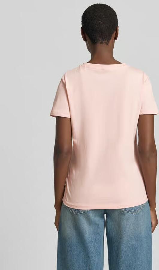 GUESS Activewear T-shirt met siersteentjes en ronde hals