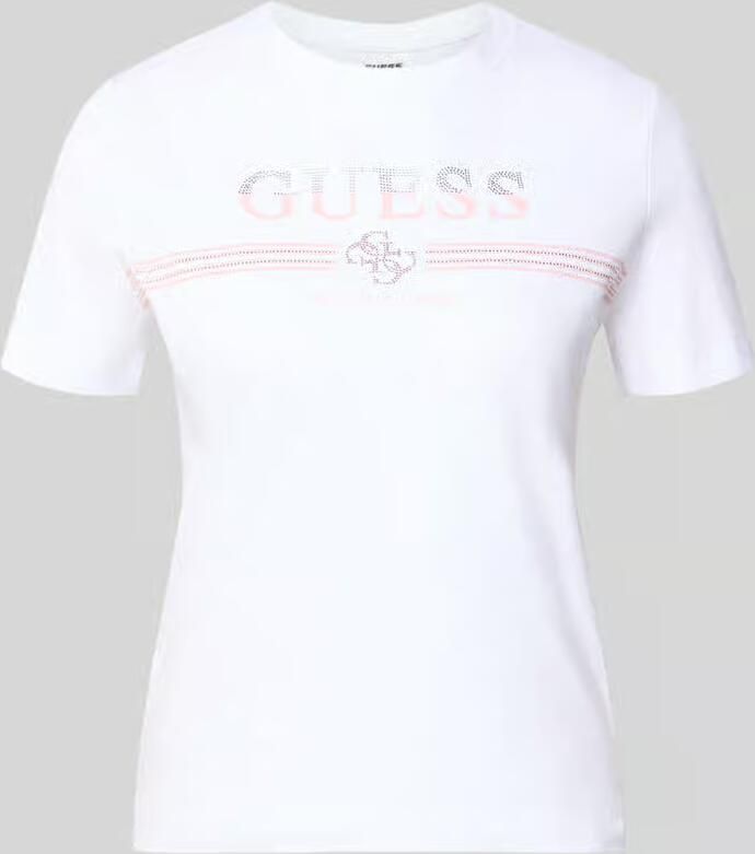 GUESS Activewear T-shirt met strass-steentjes model 'SIENA' - Foto 2